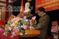 DIỄN VĂN KỶ NIỆM 30 NĂM